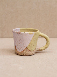 Mug 8oz - banana & dusty pink